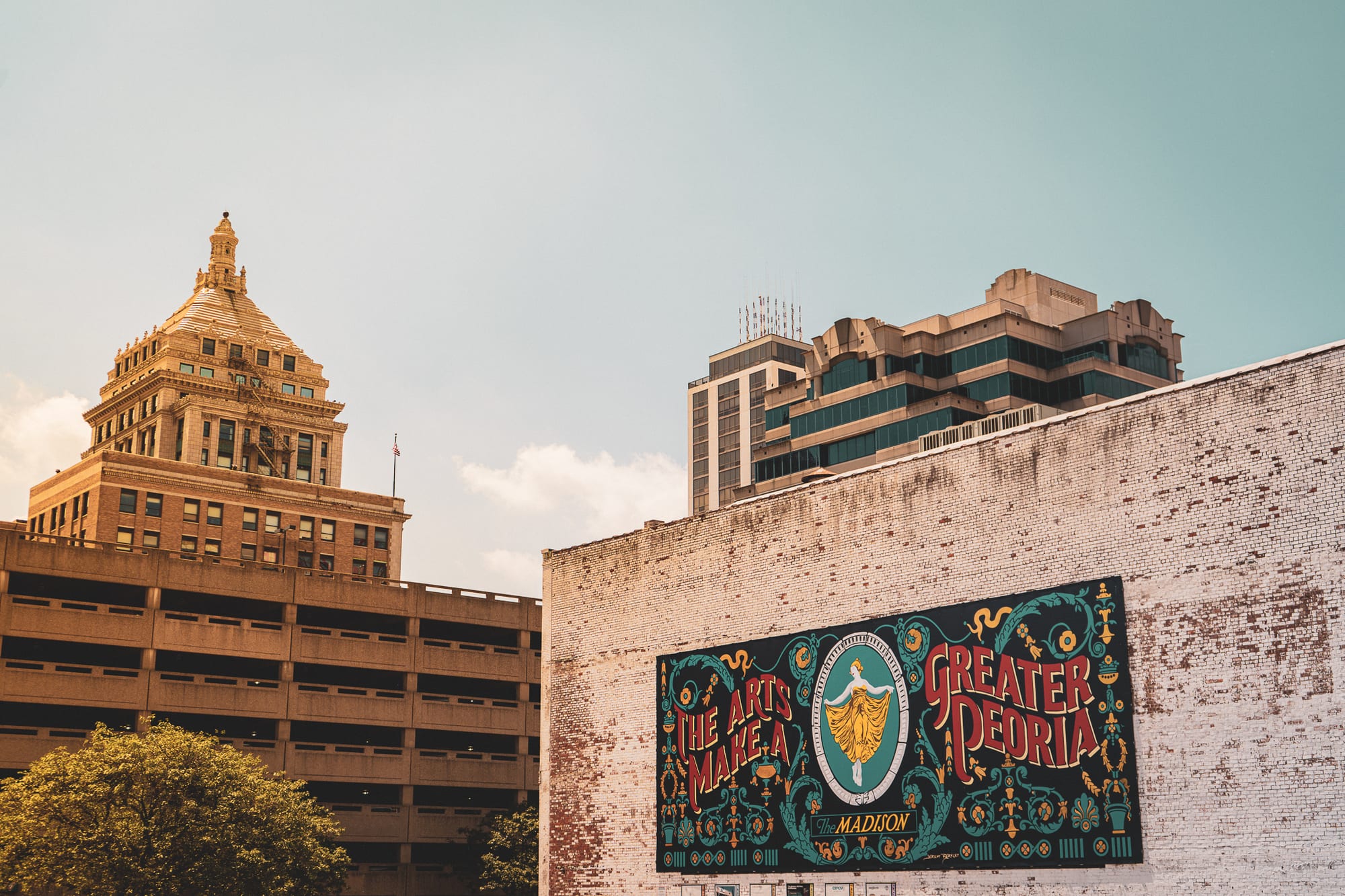 Greater Peoria mural downtown